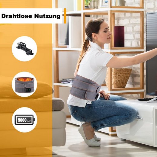 ORTHOUP™ 2-in-1-Wärmegürtel-Massagegerät gegen Schmerzen im unteren Rückenbereich | Eine Kombination aus Wärme und Massage gegen Schmerzen in der Taille